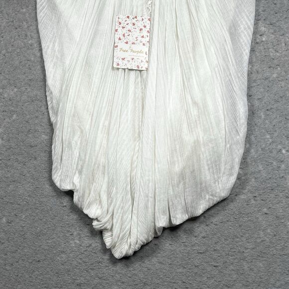 Free People Top Womens Size XS Eggshell Lace Tank Top New Romantics Sleeveless - Picture 4 of 11